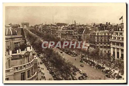 Ansichtskarte AK Paris et ses Merveilles Vue generale de L'Avenue des Champs Elysees et L'Arc de triomphe de l'Et