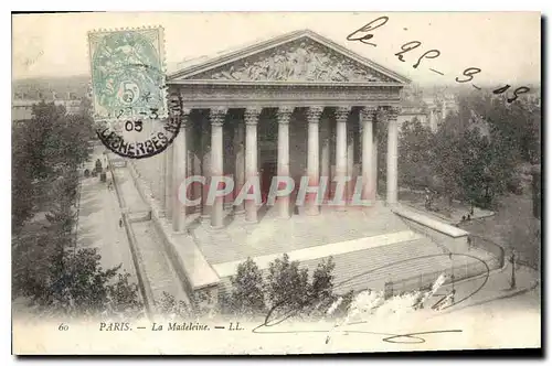 Cartes postales Paris la Madeleine