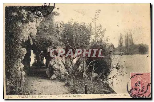 Ansichtskarte AK Paris Lac Daumesnil Entree de la Grotte