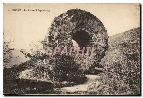 Cartes postales Thann Les Ruines d'Engelsbourg