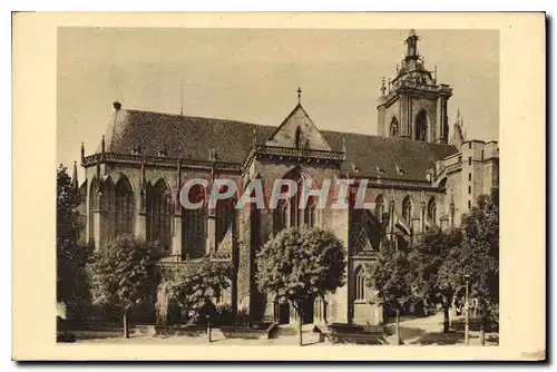 Ansichtskarte AK Colmar Haut Rhin La Cathedrale Saint Martin