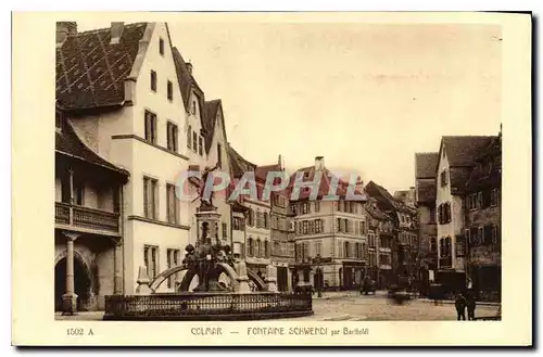 Cartes postales Colmar Fontaine Schwendi