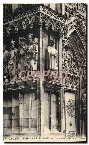 Cartes postales Thann Cathedrale St Thiebault Grand Portail