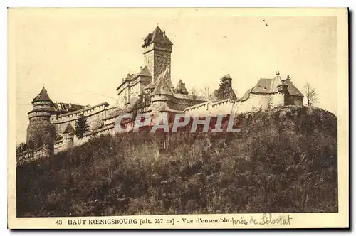 Cartes postales Haut Koenigsbourg Vue d'Ensemble