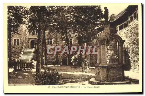 Cartes postales Haut Koenigsbourg Le Haut Jardin