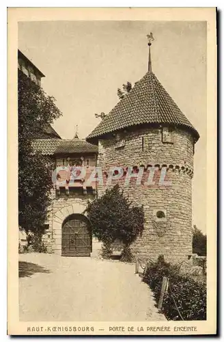 Ansichtskarte AK Haut Koenigsbourg Porte de la Premiere Enceinte