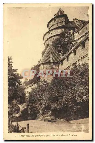 Cartes postales Haut Koenigsbourg Grand Bastion