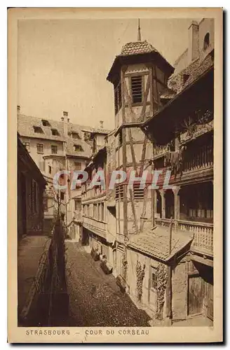 Cartes postales Strasbourg Cour du Corbeau