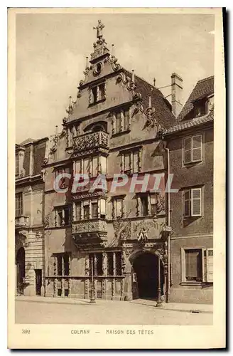 Cartes postales Colmar Maison des Tetes