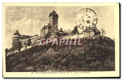 Cartes postales Haut Koenigsbourg Vue d'Ensemble