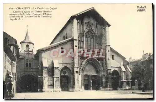 Cartes postales Chambery La Cathedrale