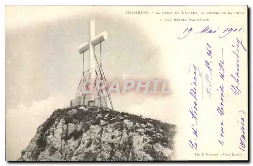 Cartes postales Chambery La Croix du Nivolet