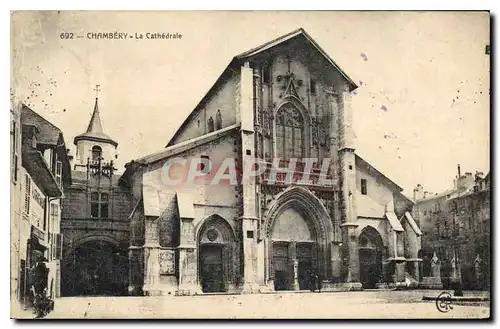 Cartes postales Chambery La Cathedrale