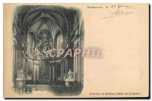 Cartes postales Besancon l'Interieur de St Jean Abside du St Suatre