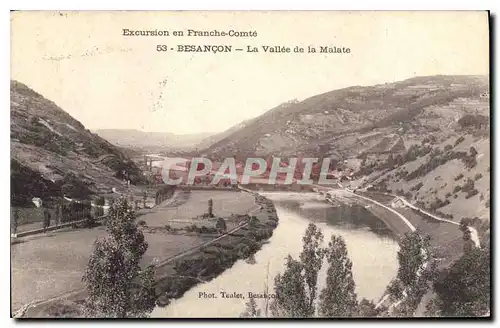 Cartes postales Excursion en Franche Comte Besancon la Vallee de la Malate