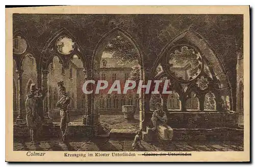 Cartes postales Colmar Cloitre des Unterlinden