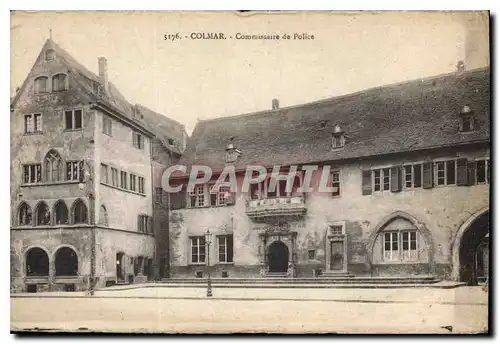 Cartes postales Colmar Commissaire de Police