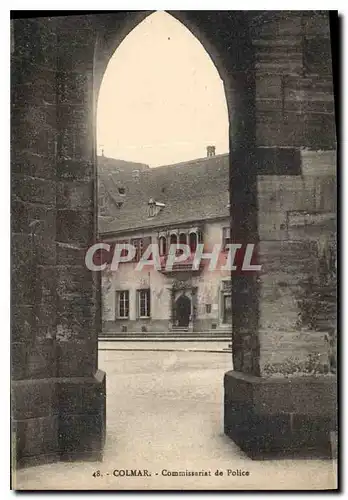 Cartes postales Colmar Commissaire de Police