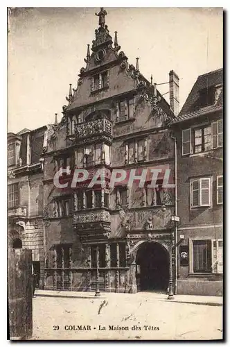 Cartes postales Colmar la Maison des Tetes