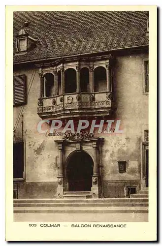 Cartes postales Colmar Balcon Renaissance