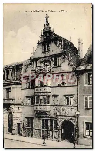 Cartes postales Colmar Maison des Tetes