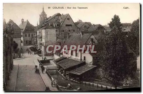 Ansichtskarte AK Colmar rue des Tanneurs