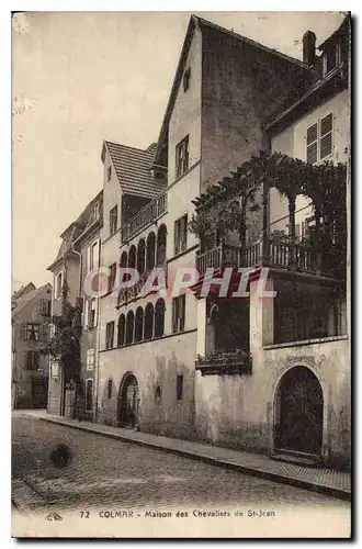 Cartes postales Colmar maison des Chevaliers de St Jean