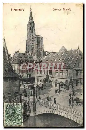 Cartes postales Strassburg Grosse Metzig