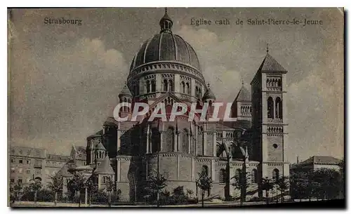 Cartes postales Strasbourg Eglise Cath de Saint Pierre le Jeune