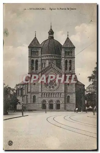 Cartes postales Strasbourg Eglise St Pierre le Jeune