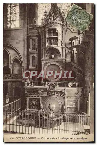 Cartes postales Strasbourg Cathedrale Horloge astronomique