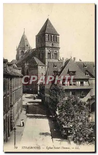 Ansichtskarte AK Strasbourg Eglise Saint Thomas