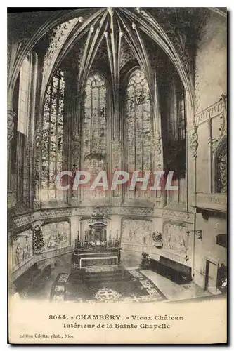Cartes postales Chambery Vieux chateau interieur de la Sainte Chapelle
