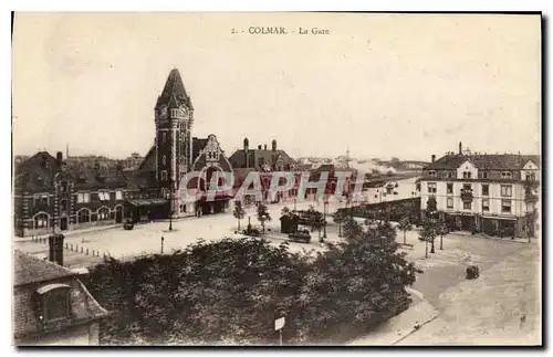 Cartes postales Colmar la gare