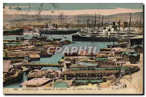 Cartes postales Marseille Bassins de la Joliette