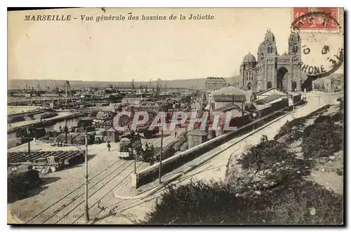 Ansichtskarte AK Marseille vue generale des Bassins de la Joliette