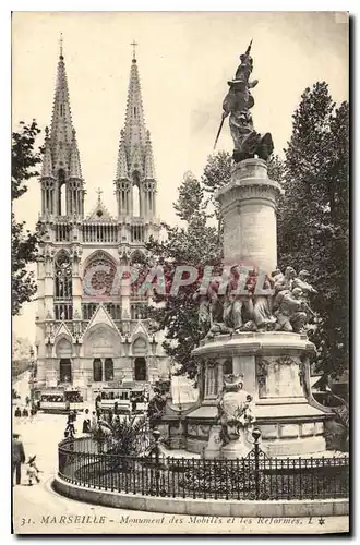 Ansichtskarte AK Marseille Monument des Mobiles et les Reformes