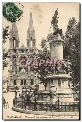 Ansichtskarte AK Marseille Monument des Mobiles et les Reformes