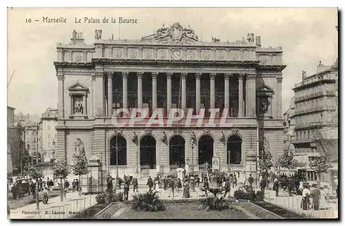 Cartes postales Marseille le palais de la Bourse