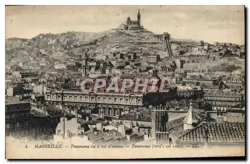 Ansichtskarte AK Marseille Panorama vu a Vol d'oiseau