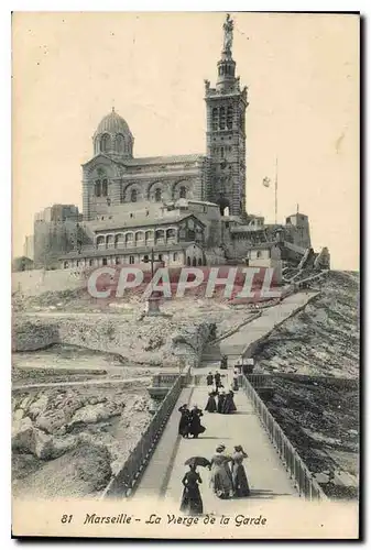 Cartes postales Marseille la Vierge de la Garde