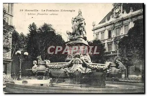 Ansichtskarte AK Marseille la Fontaine Estrangin