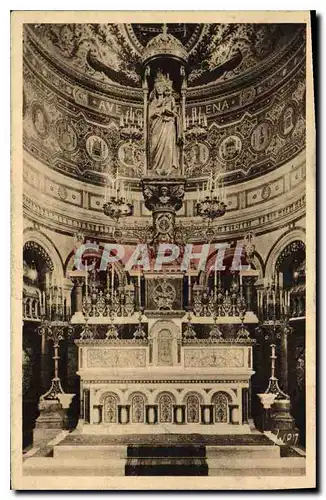 Ansichtskarte AK Marseille Bouches du Rhone Notre Dame de la Garde le Maitre Autel de la Basilique