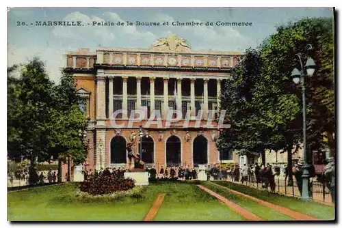 Ansichtskarte AK Marseille Palais de la Bourse et Chambre de Commerce