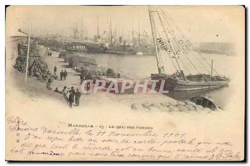 Cartes postales Marseille le Quai des Forges