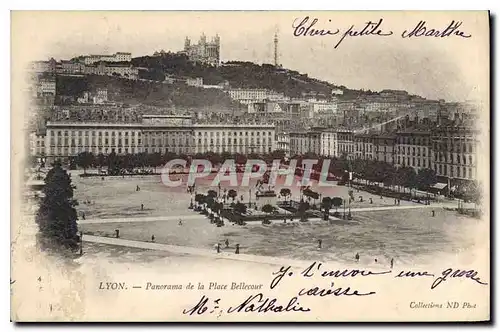 Cartes postales Lyon Panorama de la Place Bellecour