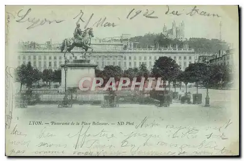 Cartes postales Lyon panorama de la place Bellecour