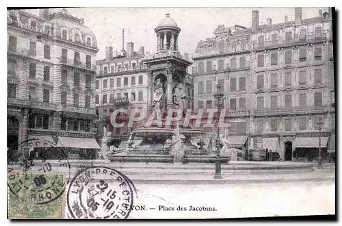 Cartes postales Lyon place des Jacobins