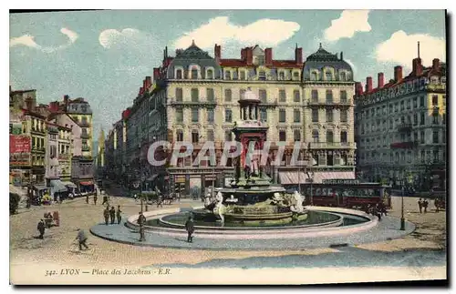 Cartes postales Lyon place des Jacobins