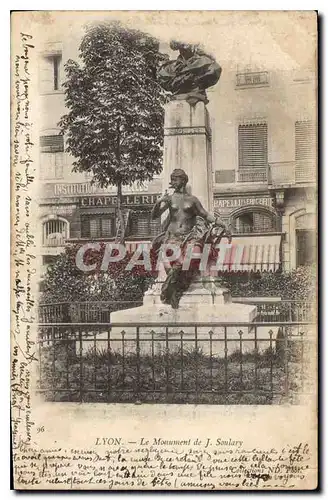 Ansichtskarte AK Lyon Le Monument de J Soulary